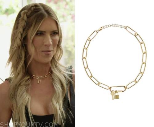 Christina On The Coast Season 5 Episode 1 Christinas Gold Chain Lock Necklace Shop Your Tv 