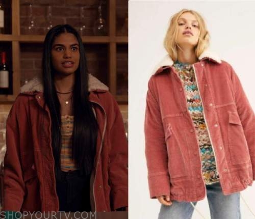 Ginny and Georgia: Season 2 Episode 8 Padma's Corduroy Jacket | Shop ...