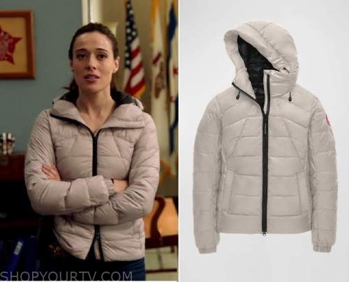 Chicago PD: Season 10 Episode 10 Kim's Pink Puffer Jacket | Shop Your TV