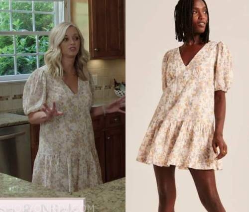 Christina in the Country: Season 1 Episode 2 Kristen's Floral V Neck ...