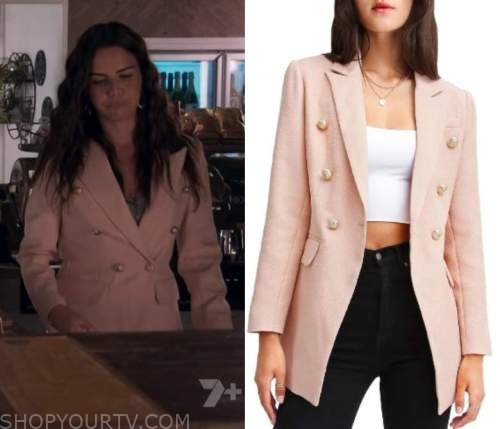 Home and Away: January 2023 Mackenzie's Light Pink Blazer | Shop Your TV