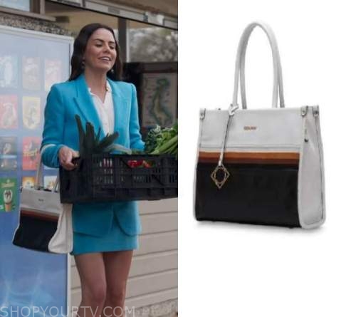 Home and Away: January 2023 Mackenzie's Striped Tote Bag | Shop Your TV