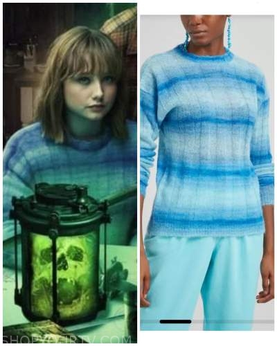 Lockwood & Co: Season 1 Episode 1 Lucy's striped sweater