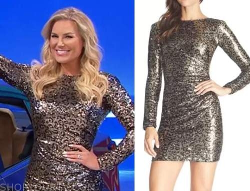 The Price is Right: January 2023 Rachel's Gold Leopard Dress | Shop Your TV