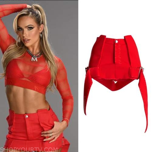 Brielle Red Cropped Top – FINESSE