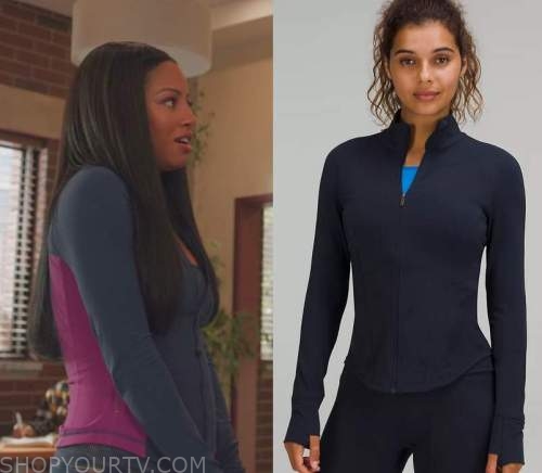 WornOnTV: Thea's pink knit wrap top and pants on All American Homecoming, Camille Hyde