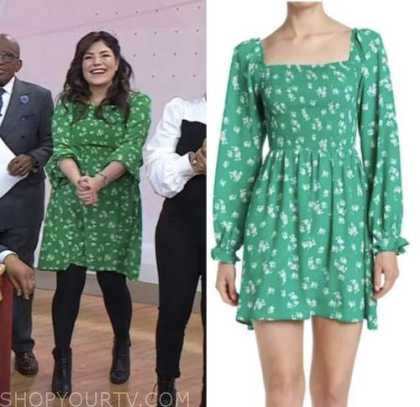 The Today Show: February 2023 Adrianna Barrionuevo Brach's Green Floral ...