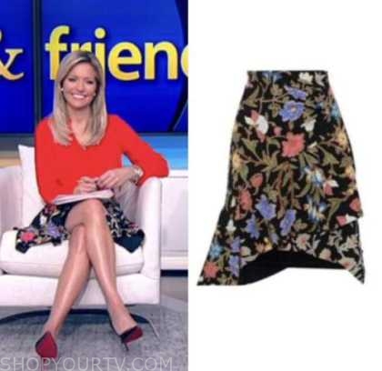 Fox and Friends: February 2023 Ainsley Earhardt's Floral Ruffle