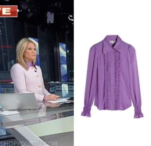 The Story: January 2023 Martha MacCallum's Pink Turtleneck Sweater Top ...