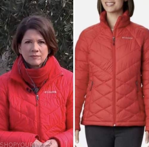 The Today Show: February 2023 Kelly Cobiella's Red Quilted Jacket ...