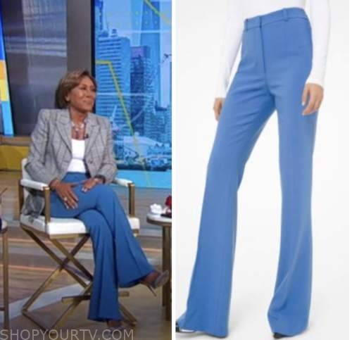 Good Morning America: February 2023 Robin Roberts's Blue Pants | Shop ...