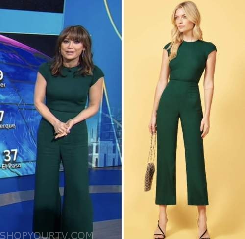 Good Morning America: February 2023 Ginger Zee's Green Jumpsuit | Shop ...