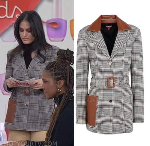 The Today Show: February 2023 Donna Farizan's Plaid Leather Pocket