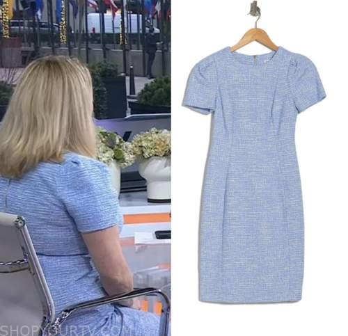 The Today Show: February 2023 Dr. Carol Ash's Blue Tweed Sheath Dress ...