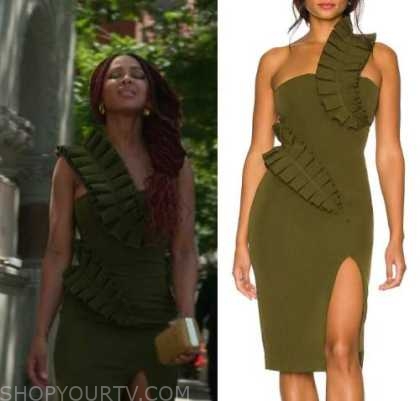 Harlem: Season 2 Episode 1 Camille's Ruffled Dress | Shop Your TV