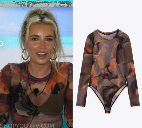 Love Island (UK): Season 9 Episode 18 Lana's Mesh Bodysuit | Shop Your TV