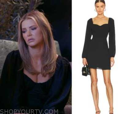 Vanderpump Rules: Season 10 Episode 1 Ariana's Black Bustier Mini Dress ...