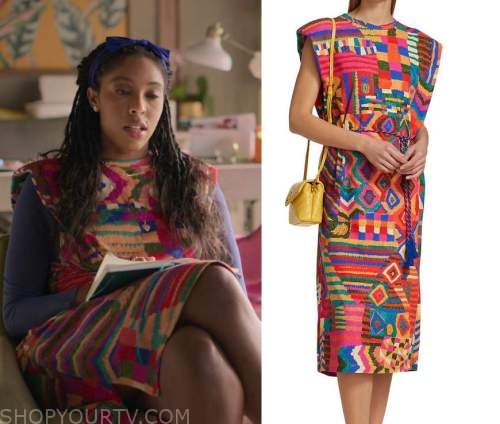 Shrinking Season 1 Episode 5 Gabbys Printed Dress Shop Your Tv 6965