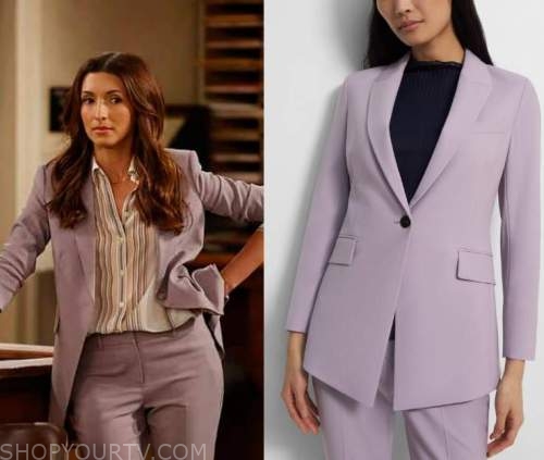 Night Court: Season 1 Episode 6 Olivia's Lilac Blazer | Shop Your TV