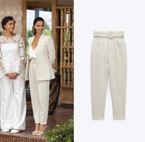 ZARA WHITE PANT, Women's Fashion, Bottoms, Other Bottoms on Carousell