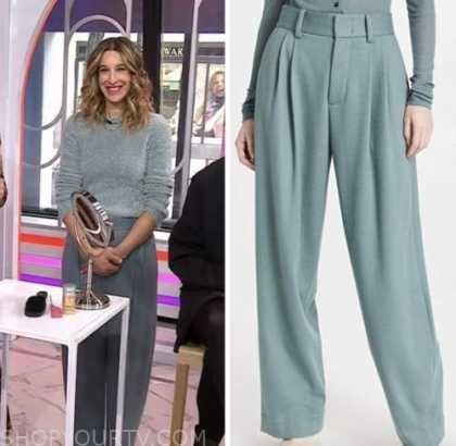 The Today Show: March 2023 Andrea Lavinthal's Blue Trousers Pants ...