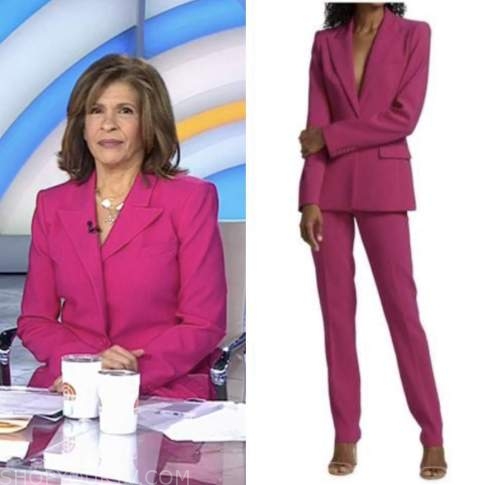 The Today Show: March 2023 Hoda Kotb's Pink Blazer and Pant Suit | Shop ...