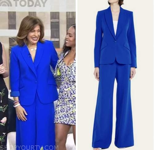 The Today Show: March 2023 Hoda Kotb's Blue Blazer and Pant Suit | Shop ...