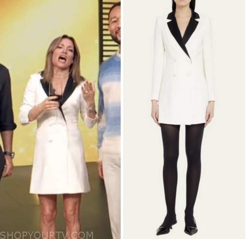 Access Daily: March 2023 Kit Hoover's Black and Ivory Blazer Dress ...