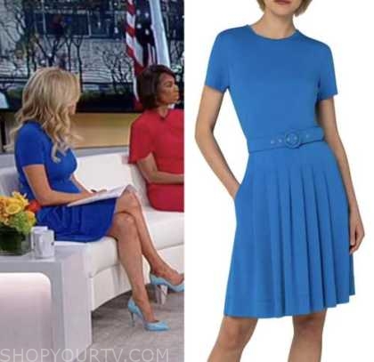 Outnumbered: March 2023 Kayleigh McEnany's Blue Belted Dress | Shop Your TV