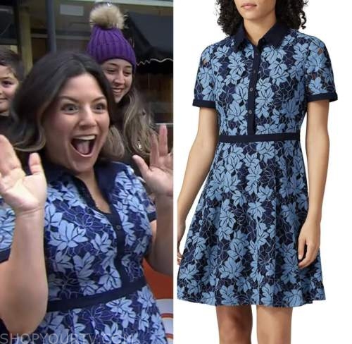 The Today Show: March 2023 Adrianna Barrionuevo Brach's Blue Lace Shirt ...