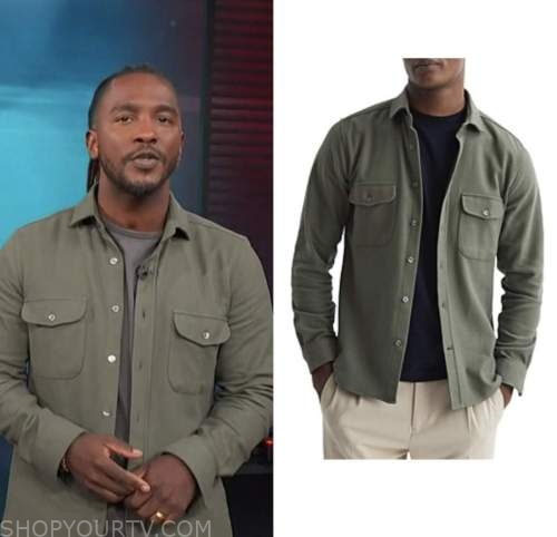 Access Hollywood: March 2023 Scott Evans's Green Shirt | Shop Your TV