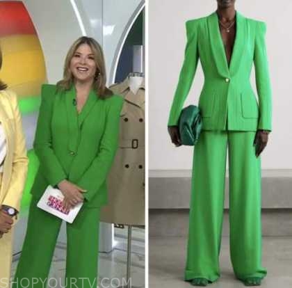 The Today Show: March 2023 Jenna Bush Hager's Green Blazer and Pant ...