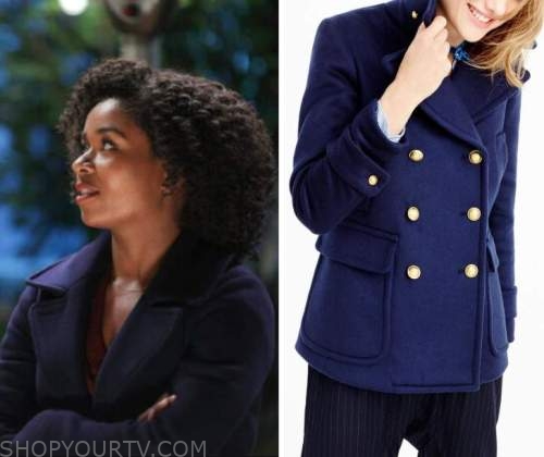 WornOnTV: Simone's burgundy utility jacket on Greys Anatomy, Alexis Floyd