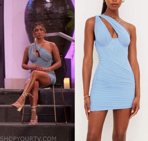 Perfect Match: Season 1 Episode 12 Savannah's Blue Mini Dress