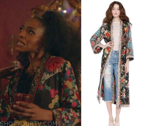 Sex/Life: Season 2 Episode 3 Sasha's Long Kimono | Shop Your TV