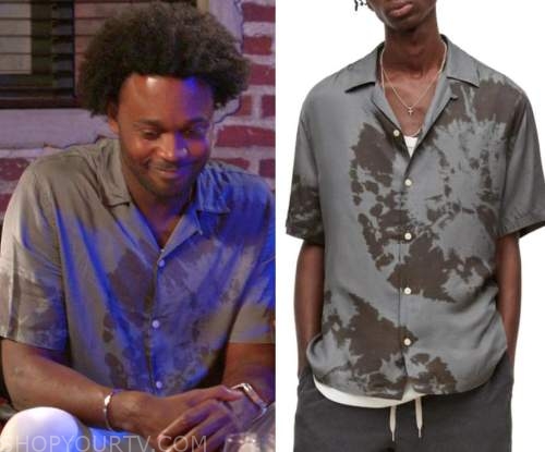 Grand Crew: Season 2 Episode 3 Noah's Short Sleeve Dye Shirt | Shop Your TV