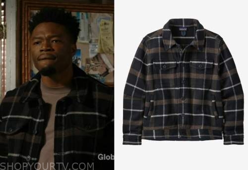 NCIS Los Angeles: Season 14 Episode 15 Devin's Green Plaid Shacket