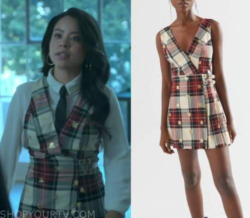 Good Trouble: Season 5 Episode 3 Mariana's Bee Plaid Dress | Shop Your TV