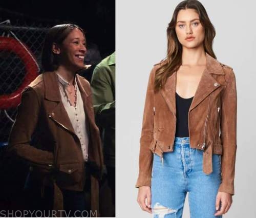 Hudson and Rex: Season 5 Episode 14 Sarah's Tan Suede Jacket | Shop Your TV