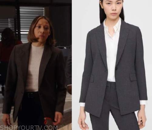 Hudson and Rex: Season 5 Episode 14 Sarah's Dark Grey Blazer | Shop Your TV