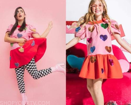 The Voice: Season 23 Kate's Pink Heart Beaded Dress | Shop Your TV