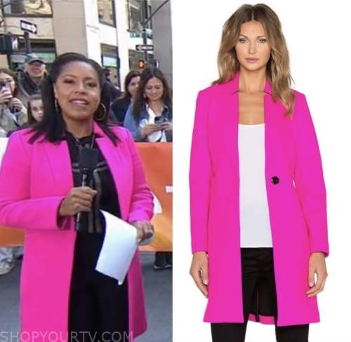 Milly hot hot sale pink coat