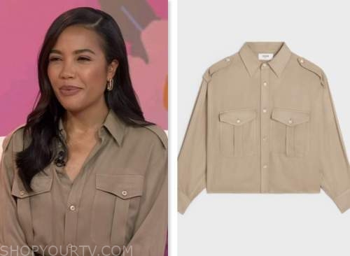 The Today Show: April 2023 Emma Grede's Beige Shirt | Shop Your TV