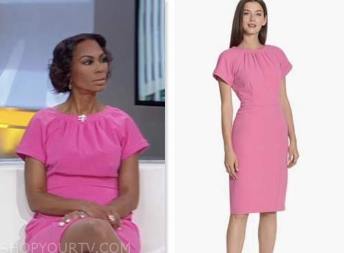 Outnumbered: April 2023 Harris Faulkner's Pink Pencil Dress | Shop Your TV