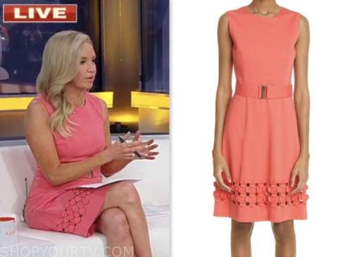 Outnumbered: April 2023 Kayleigh McEnany's Pink Belted Cutout Detail ...