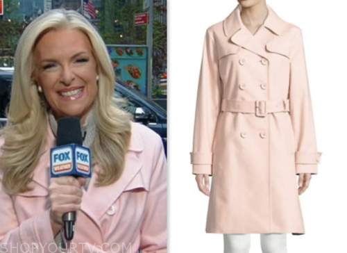 Fox and Friends: April 2023 Janice Dean's Blush Pink Trench Coat | Shop ...