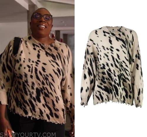 Robinson on sale leopard sweater