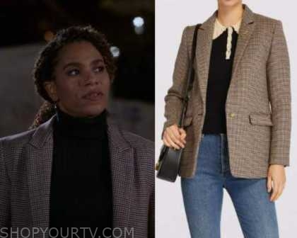 Greys Anatomy: Season 19 Episode 14/15 Maggie's Mini Houndstooth Check ...