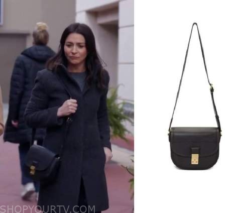 Greys Anatomy: Season 19 Episode 14/15 Amelia's Black Leather Bag ...