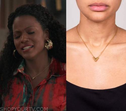 Bel-Air: Season 2 Episode 8 Vivians' Gold Necklace | Shop Your TV